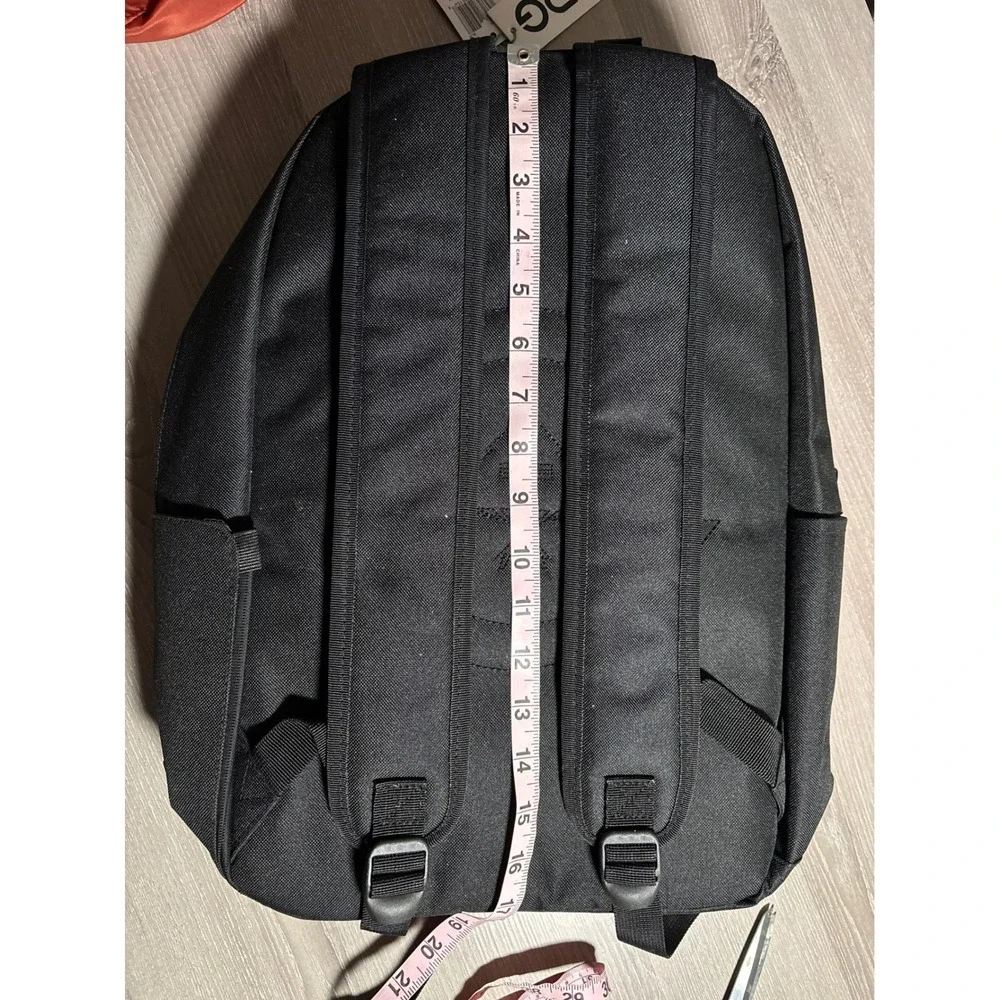 NWT LRG Lifted Research Group Black Backpack Embroidered Logo Streetwear Bookbag - Picture 10 of 11